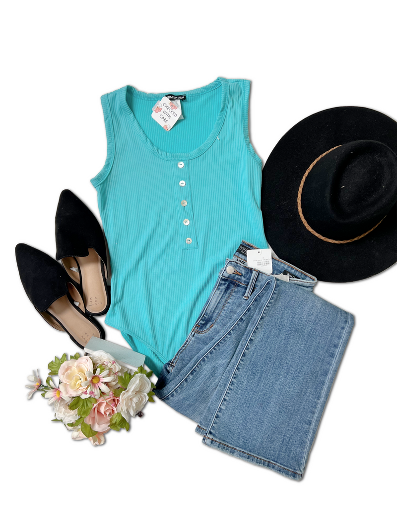 Teal Me Everything Bodysuit