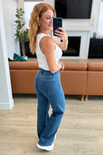 Hazel High Rise Vintage Wide Leg Judy Blue Jeans