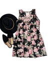 Roses in the Night Swing Dress