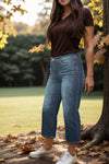 Joyfully Cropped Judy Blue Tummy Control Jeans