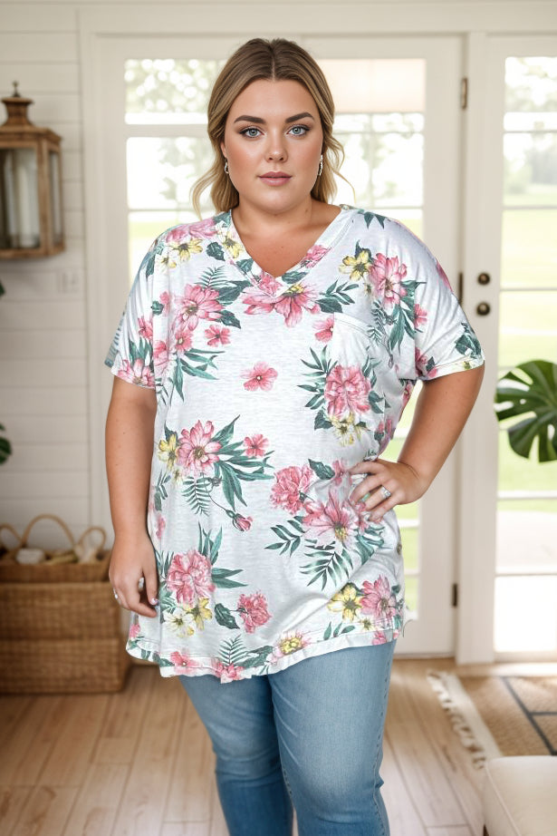 Jubilant Floral Tunic