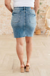 Carol High Rise Rigid Magic Denim Judy Blue Skirt