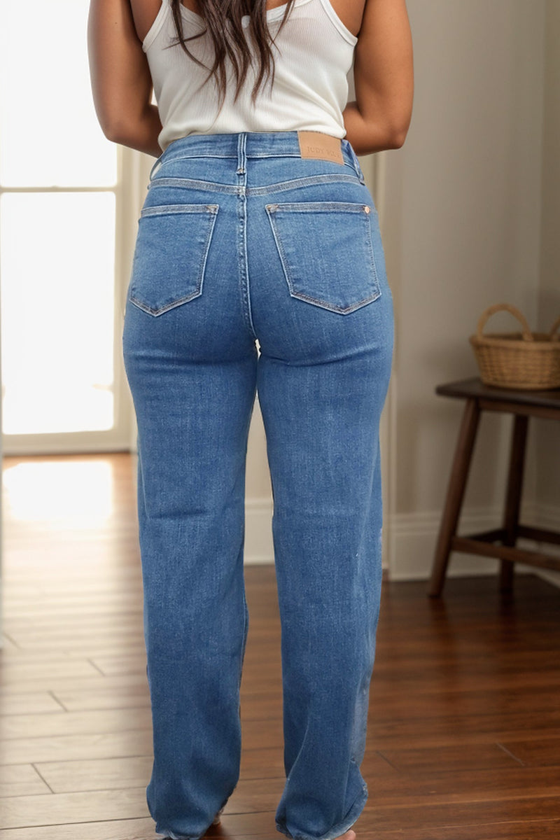 Vintage Wide Leg Judy Blue Jeans