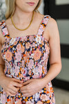 Live Your Best Life Floral Jumpsuit in Retro Floral