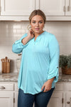 Lizzy Top Neon Blue Top