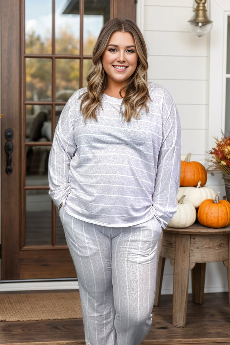 Loungin' in Stripes in Lavender