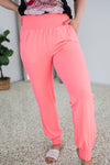 Be Your Best Lounge Joggers in Coral