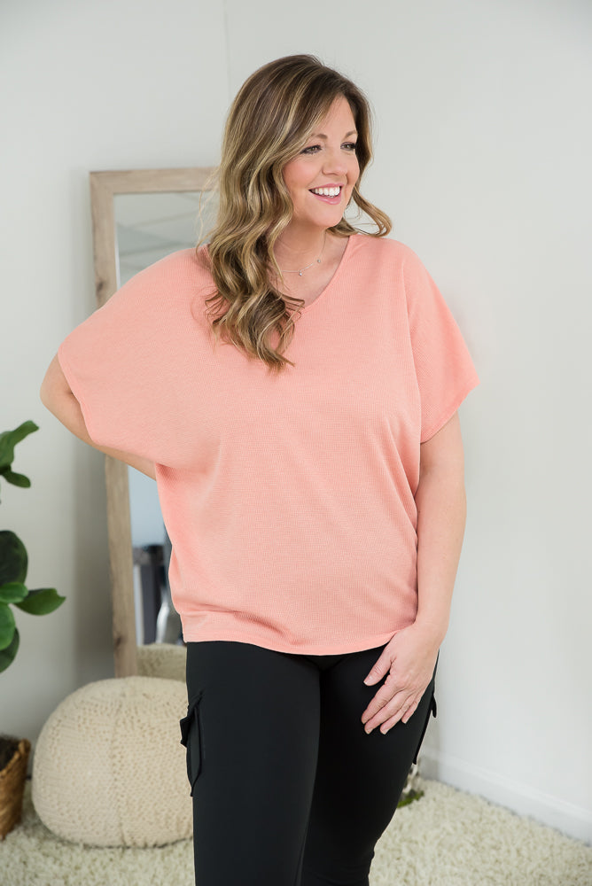 State of Mind Top in Apricot