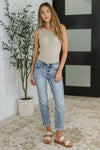 Mallory Mid Rise Bleach Wash Boyfriend Judy Blue Jeans