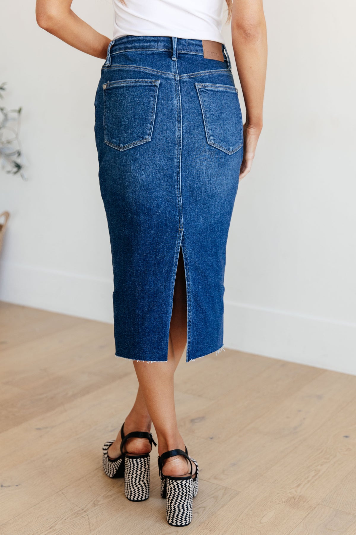 Marcy High Rise Denim Judy Blue Skirt