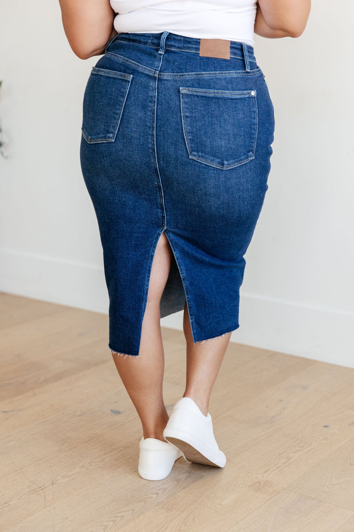 Marcy High Rise Denim Judy Blue Skirt