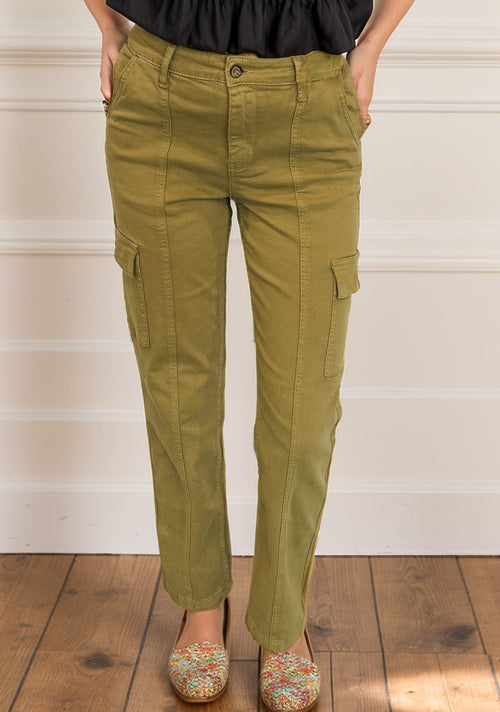 Matcha Babe - Judy Blue Cargo Jeans - boutique-ready denim, available for wholesale drop shipping from the USA.
