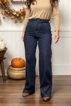 Midnight Denim Judy Blue Retro Wide Leg Jeans