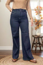 Midnight Denim Judy Blue Retro Wide Leg Jeans