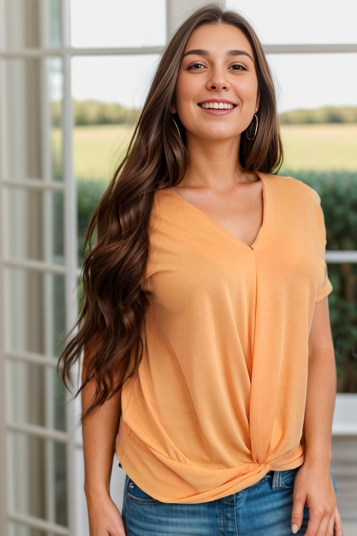 Orange You Glad  Sleeveless Top