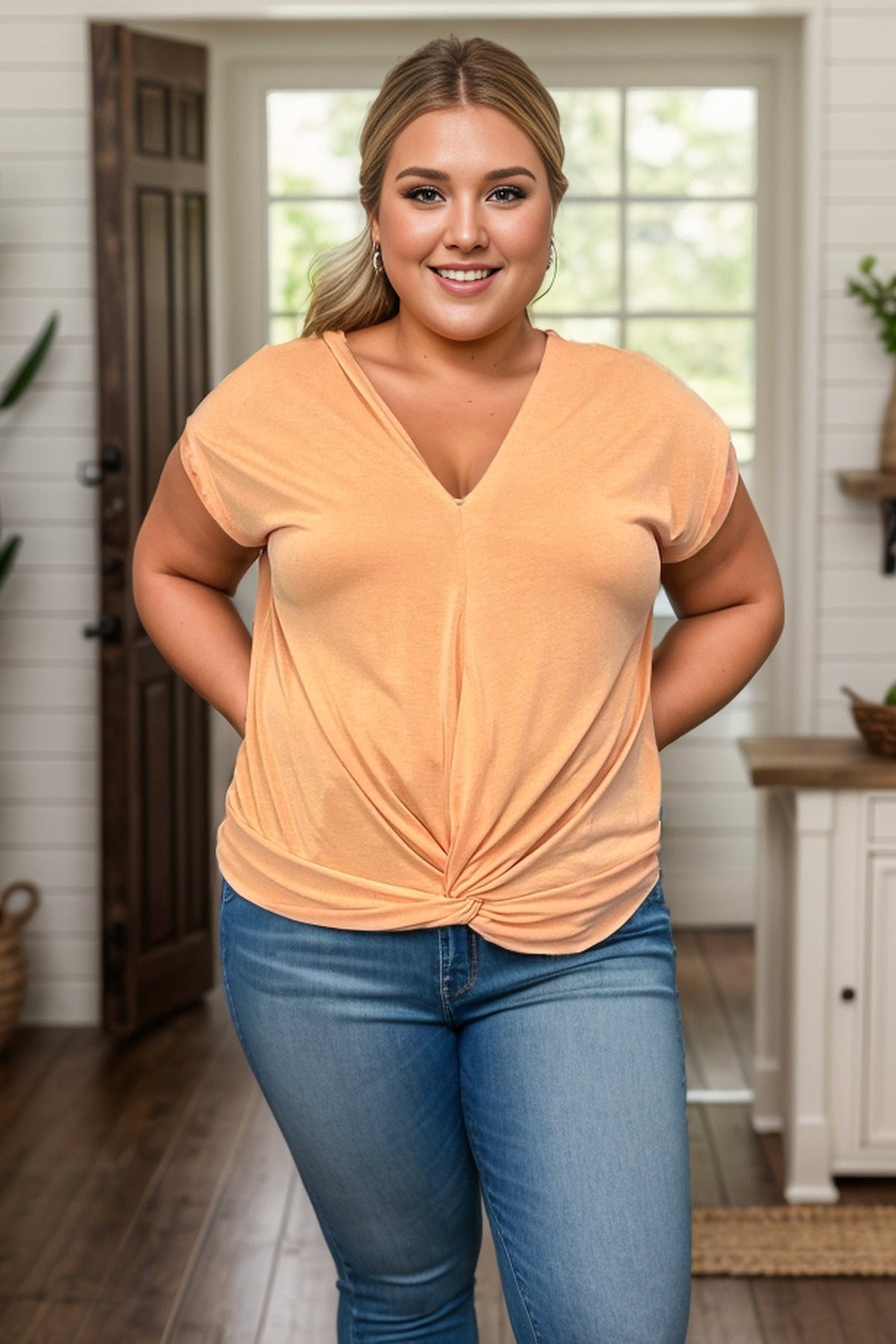 Orange You Glad  Sleeveless Top