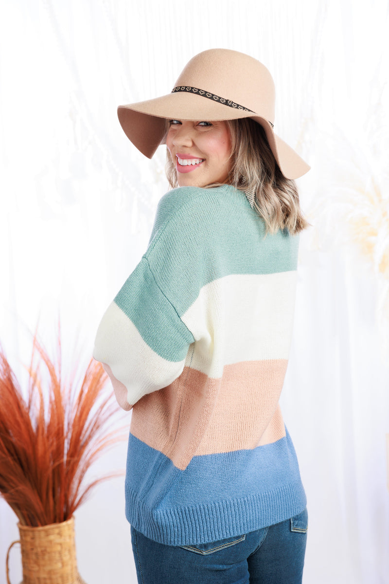 Pacific Winter Stripes Sweater