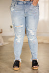 Party Paint Splatter Judy Blue Boyfriend Jeans