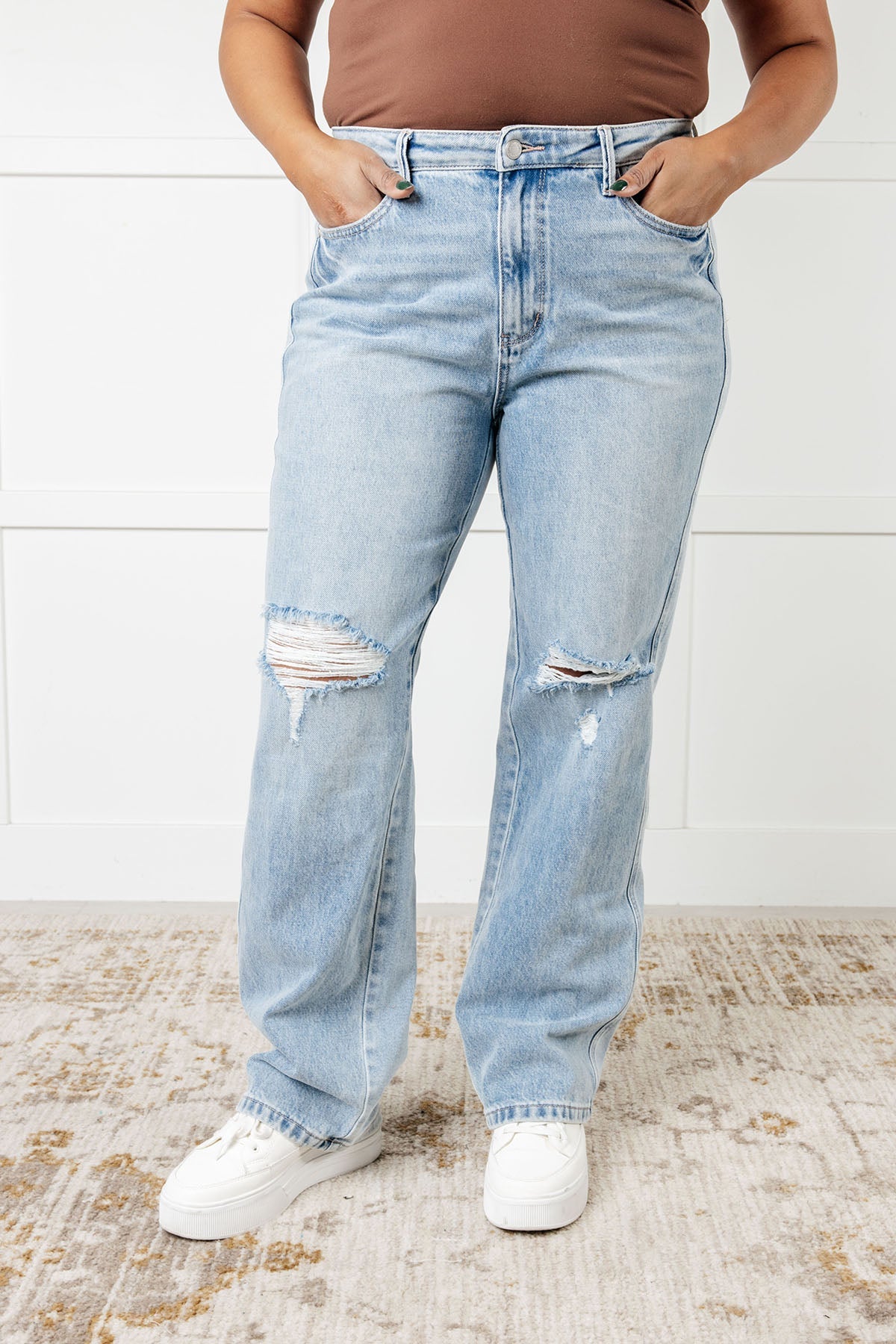 Patricia High Rise Rigid Magic 90's Straight Judy Blue Jeans