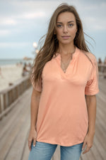 Peachy Keen Short Sleeve Gabby