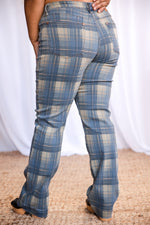 Perfectly Plaid - Judy Blue Straight Leg