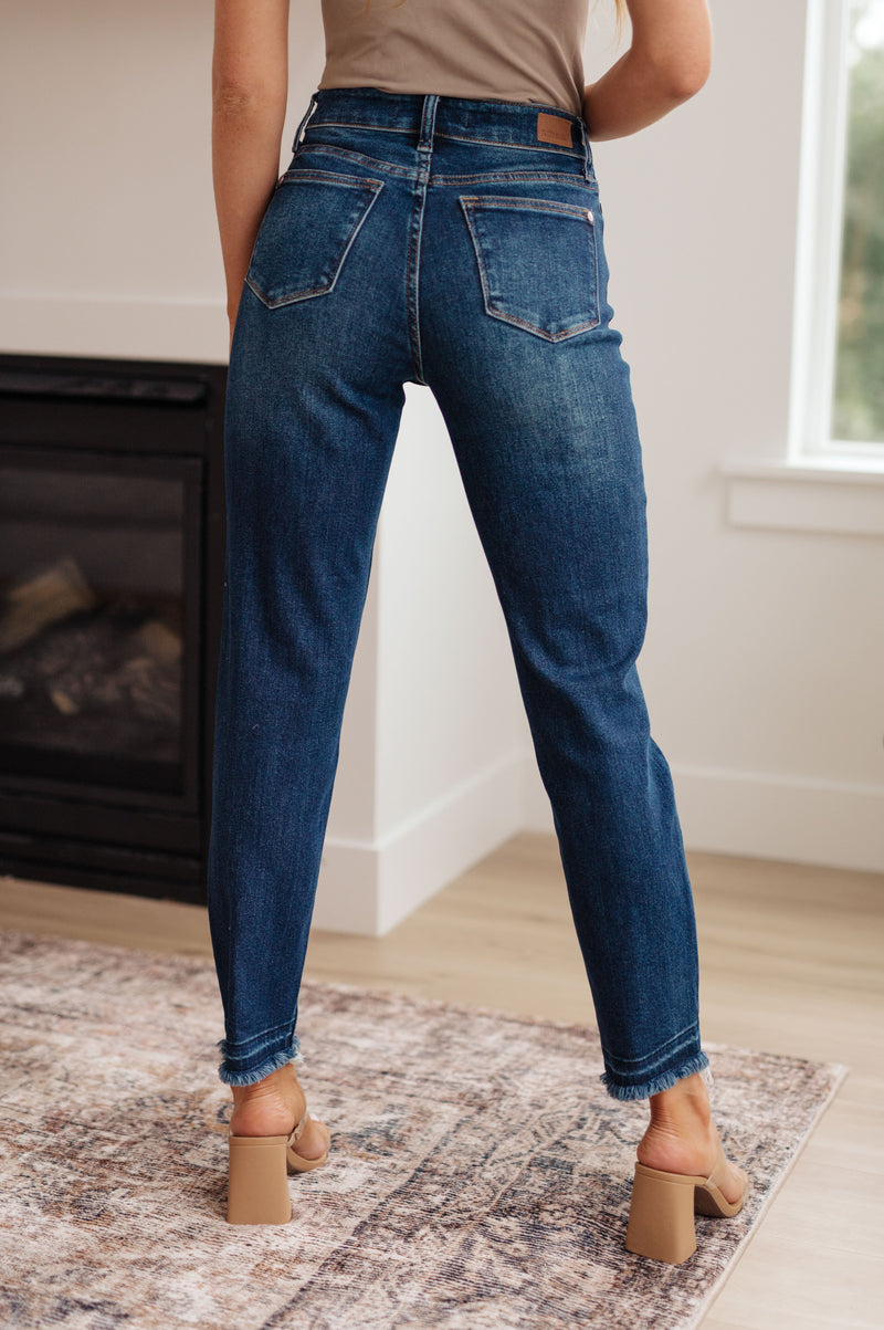 Phillipa High Rise Release Hem Slim Judy Blue Jeans