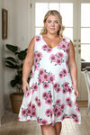 Pink Sunflowers Swing Dress