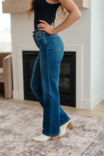 Pippa High Rise Button Fly Straight Judy Blue Jeans