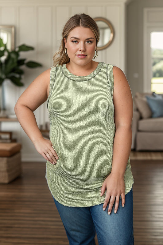 Pistachio Sleeveless Top