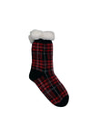 Plaid Fleece Lined Socks