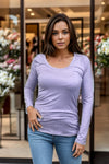 Powder Purple Long Sleeve