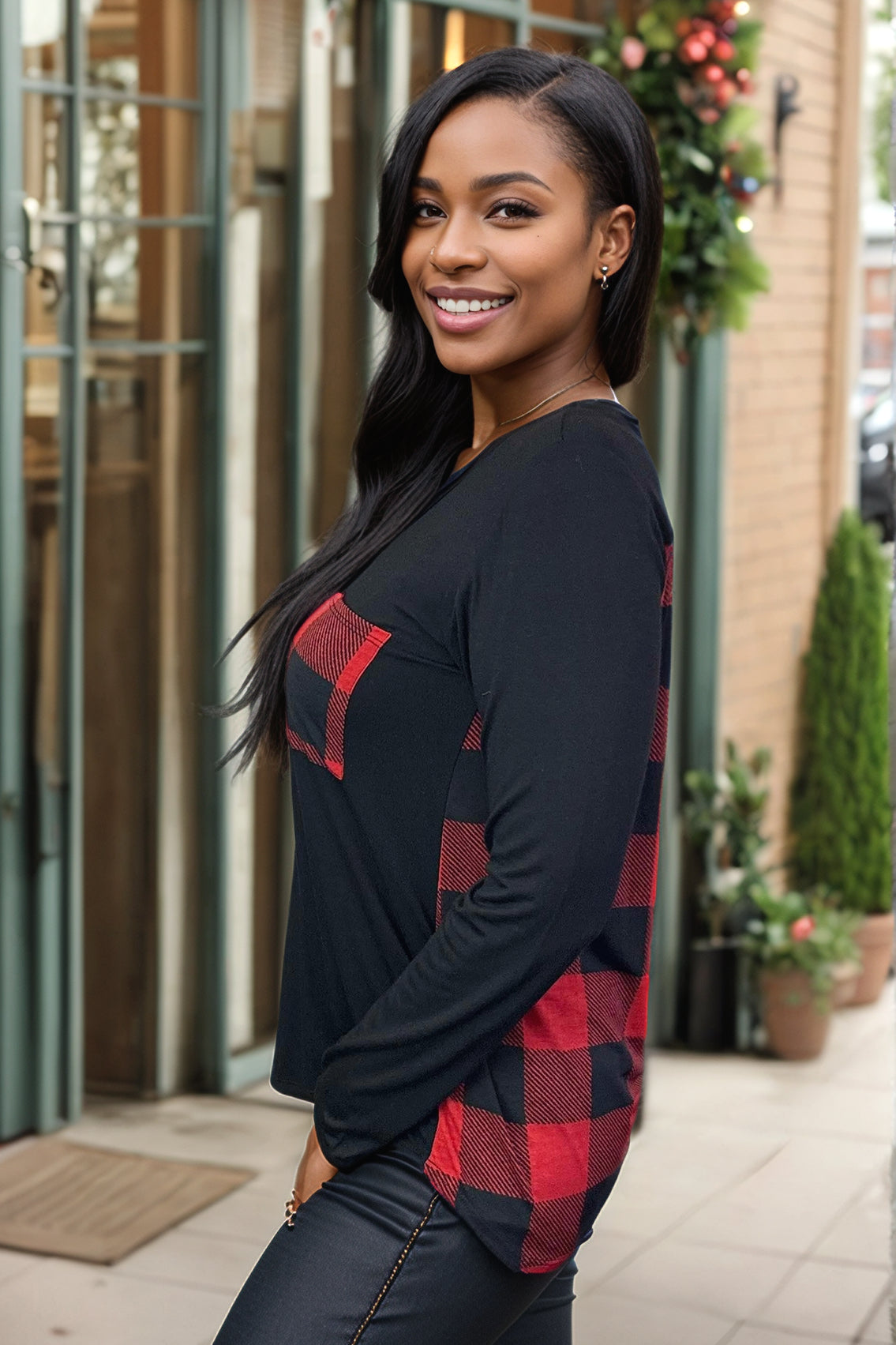 Pretty in Plaid Long Sleeve