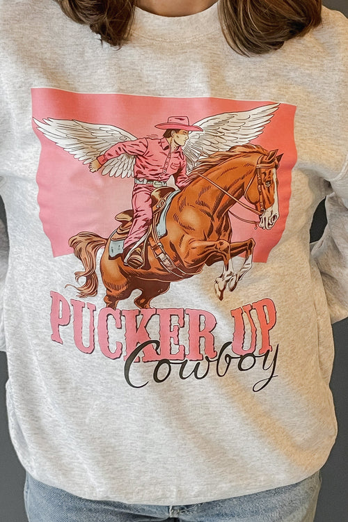 Pucker Up Cowboy Sweatshirt