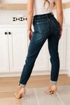 Rowena High Rise Pull On Double Cuff Slim Judy Blue Jeans