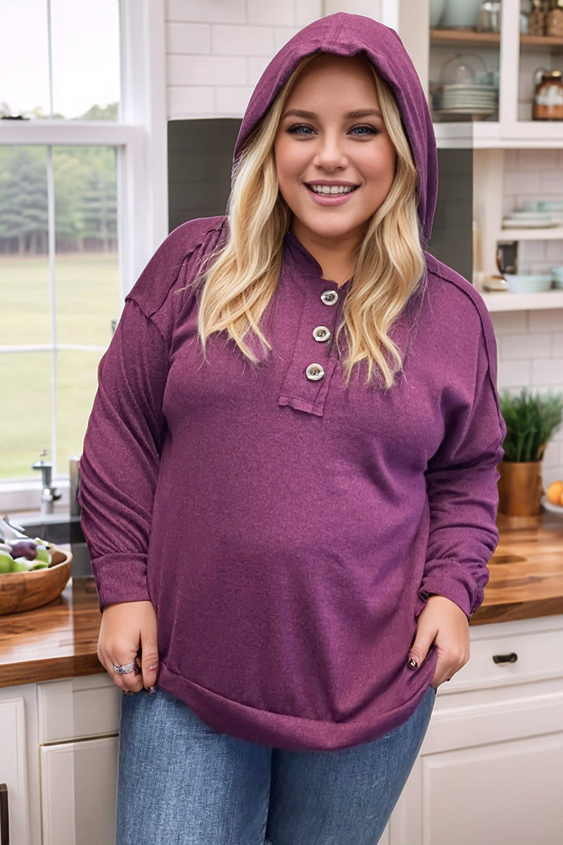 Royalty Hacci Hooded Pullover