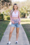 Pink Lace Embrace Top