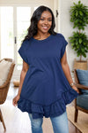 Sharona Navy Tunic