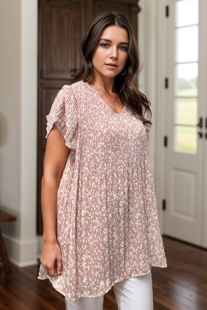 Shine in Mauve Tunic