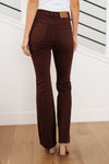 Sienna High Rise Control Top Flare Judy Blue Jeans in Espresso