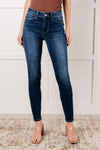 Skylar Mid Rise Thermal Vintage Skinny Judy Blue Jeans