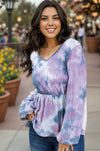 Speechless Tie Dye Peplum