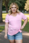 Spring Staple Short Sleeve in Baby Pink