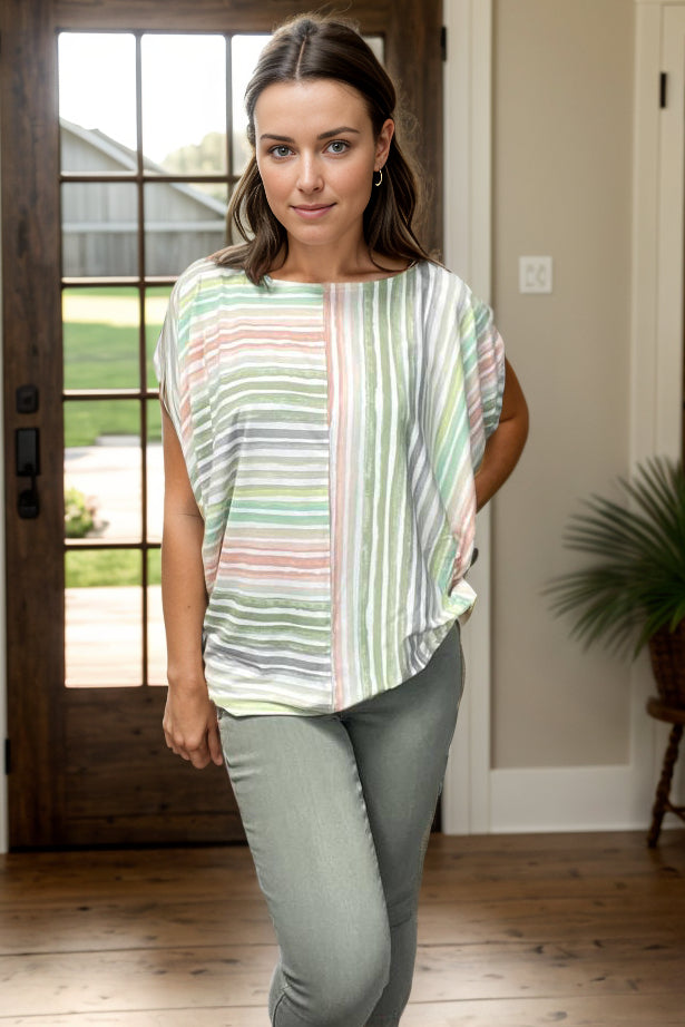 Striped Goddess Dolman