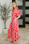 Strolling By Floral Maxi Dress