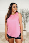 Thread Theory Round Neck Tank in Pink