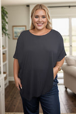 Town Trip Tunic in Black