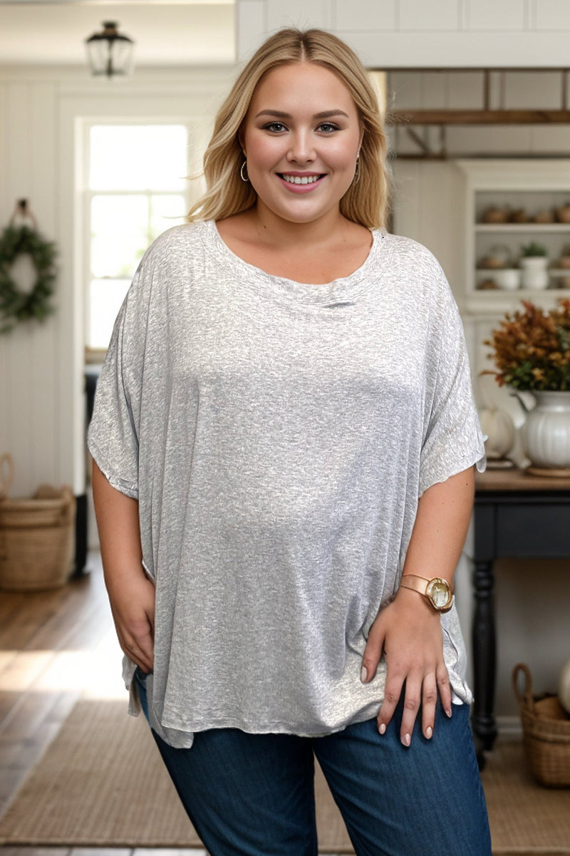 Town Trip Tunic in Grey