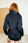 Track Snack Windbreaker in Black