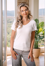 White Timeless Basics Top