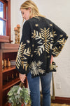 Fiona Foil Snowflake Sweater